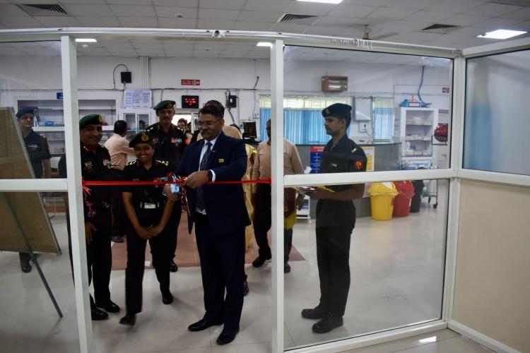 सैन्य अस्पताल, एमसीईएमई, सिकंदराबाद को "क्रिटिकल केयर बेड" सौंपे गए की छवि