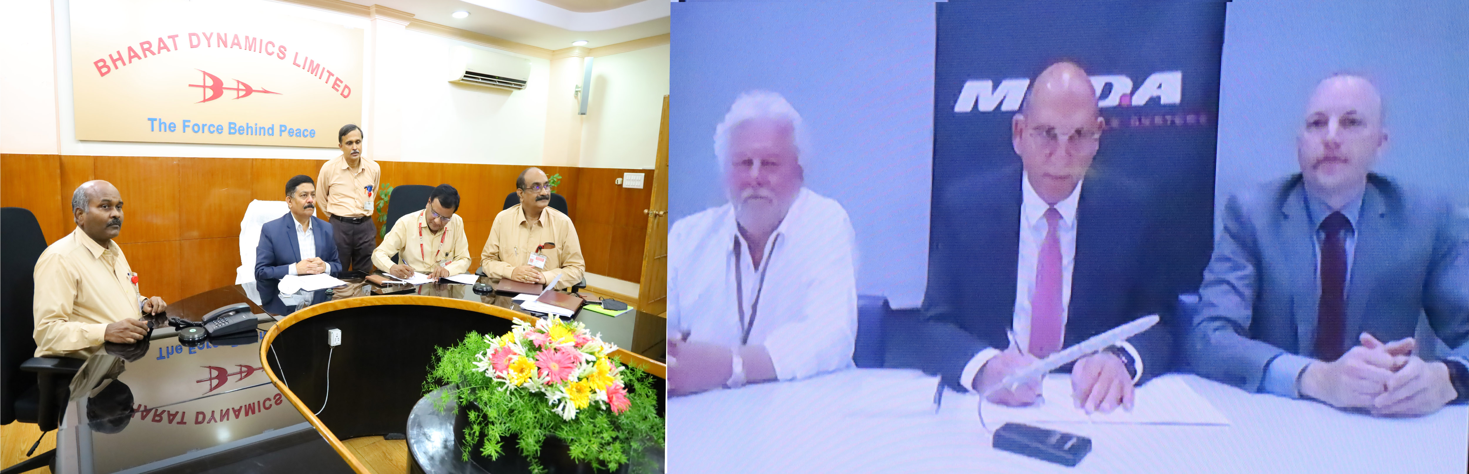 बी डीएल और एमबीडीए ने भारत में उन्नत कम दूरी की हवा से हवा में मार करने वाली मिसाइल सुविधा स्थापित करने के लिए समझौते पर हस्ताक्षर किए
