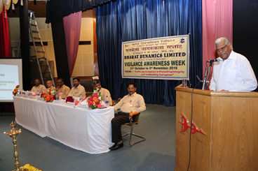 बी डी एल में सतर्कता जागरूकता सप्‍ताह मनाया गया- 2015