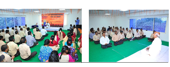 बीडीएल में अंतर्राष्ट्रीय योग दिवस मनाया गया - जून 2019