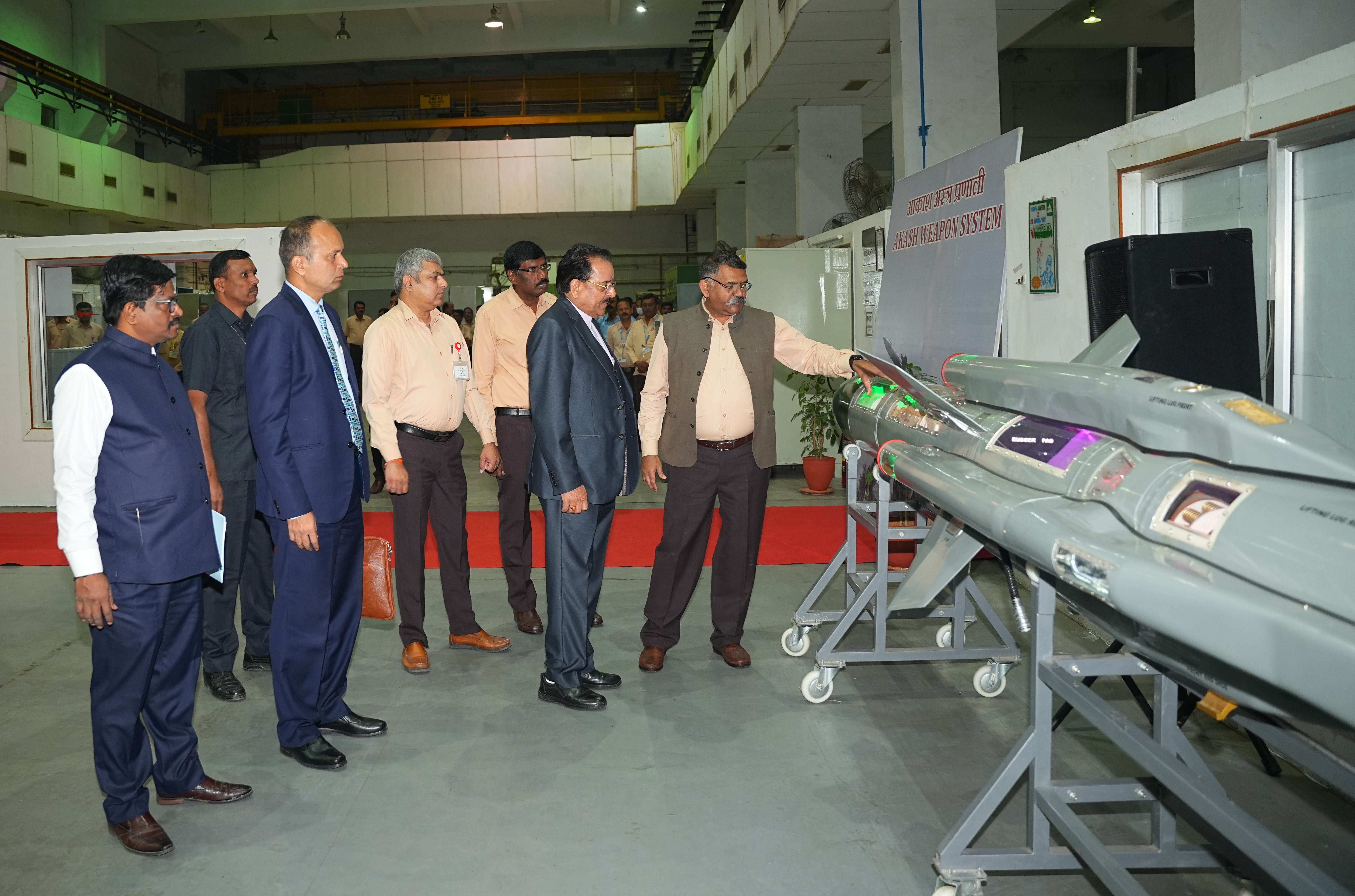 Hon’ble Raksha Rajya Mantri flags off Astra Missile at BDL for supply to Indian Air Force