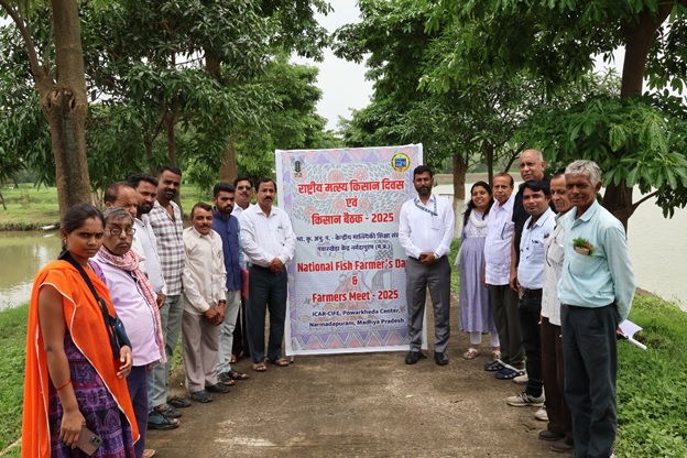 Image of Report - Fish farmers day celebration at Powarkheda centre 10th July…