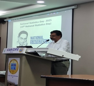 आईसीएआर-सीआईएफई, मुंबई में मनाए गए राष्ट्रीय सांख्यिकी दिवस की रिपोर्ट की छवि