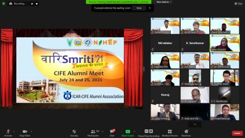 Report on Virtual Alumni Meet 2021, “वारिSmriti’21: सफलता की परम्परा”