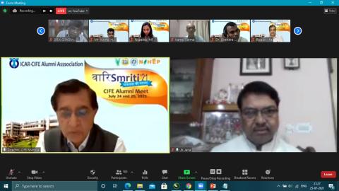 Report on Virtual Alumni Meet 2021, “वारिSmriti’21: सफलता की परम्परा”