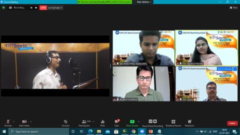 Report on Virtual Alumni Meet 2021, “वारिSmriti’21: सफलता की परम्परा”