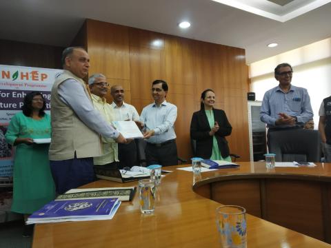 एनएएचईपी के तत्वावधान में "जलीय कृषि उत्पादकता बढ़ाने के लिए बायोचार" पर आईसीएआर-सीआईएफई एसडीपी