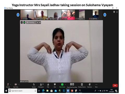 Celebration of 6thInternational Day of Yoga