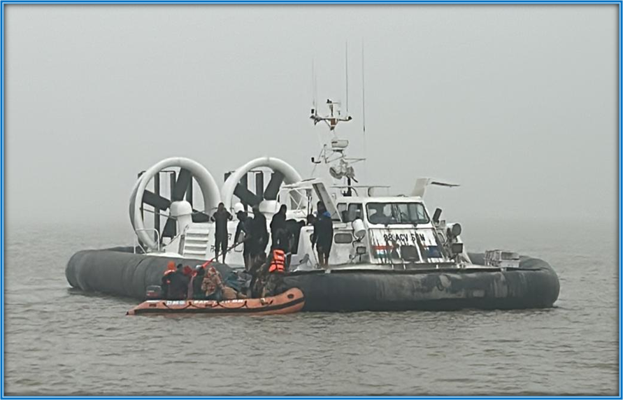 Image of Grounding of Passenger Ferry Swasthya Sathi Off Sagar Island, West Bengal
