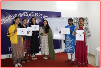 मंडला कला कार्यशाला की छवि 1