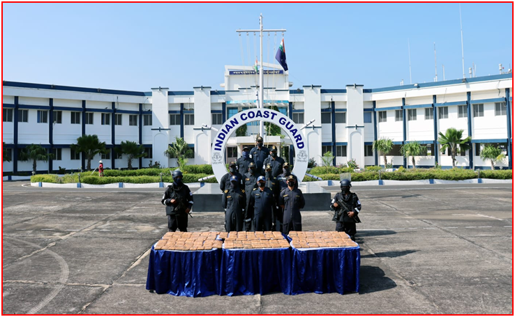 99 किलोग्राम हशीश की जब्ती की छवि।