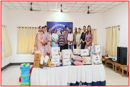 चित्र 2 - दिहाड़ी मजदूरों को दान