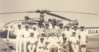 22 मई 1982 को प्रथम चेतक स्कवाड्रन 800 का उद्घाटन ।