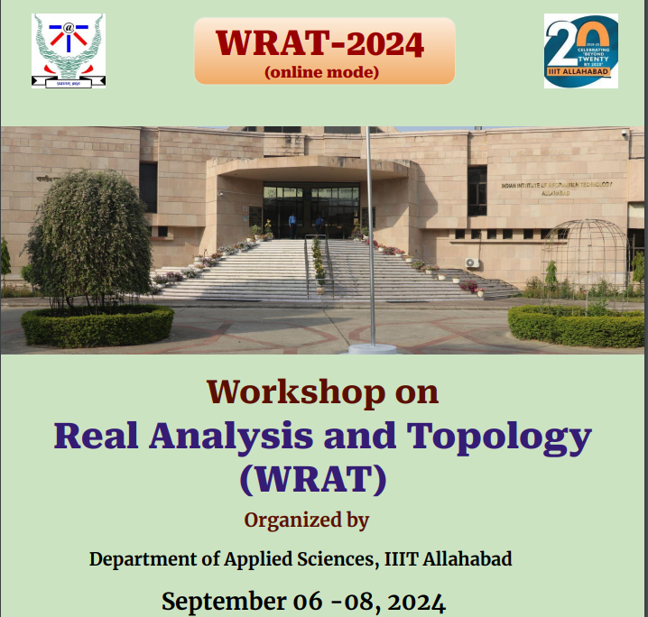 Workshop on Real Analysis and Topology, September 06 - 08, 2024
