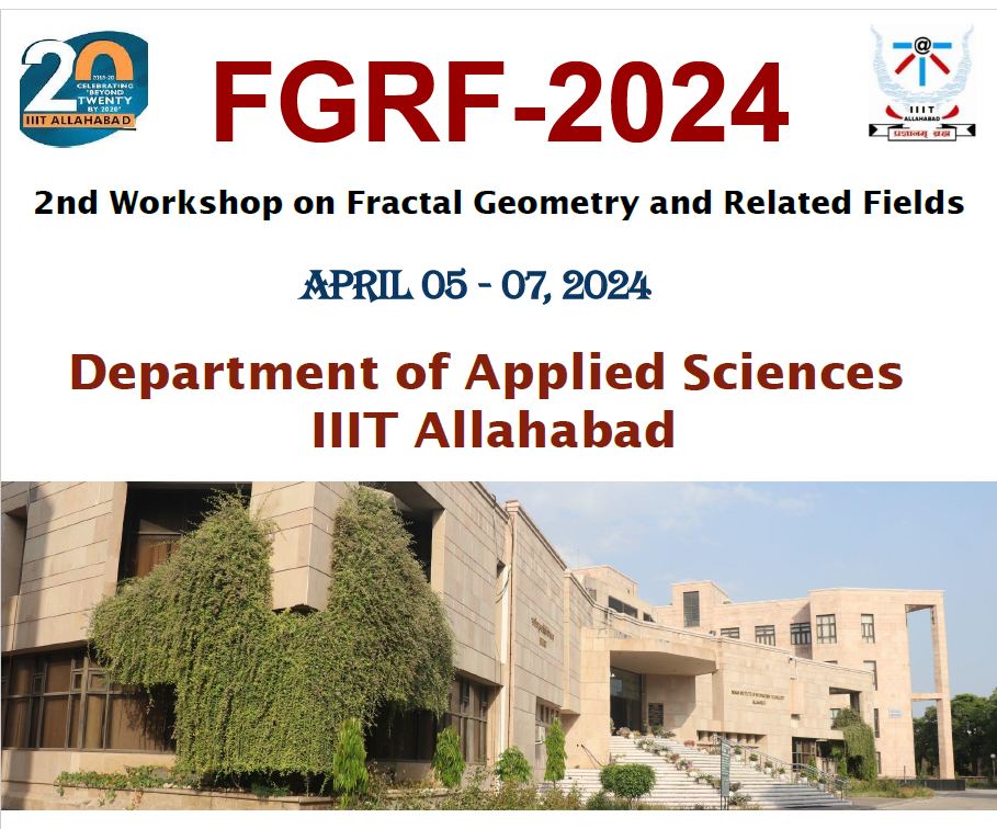 Workshop on Fractal Geometry and Related Fields, April 05-07, 2024