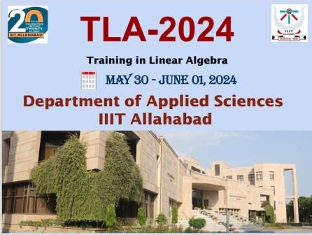 Training in Linear Algebra, May 30 - June 01, 2024