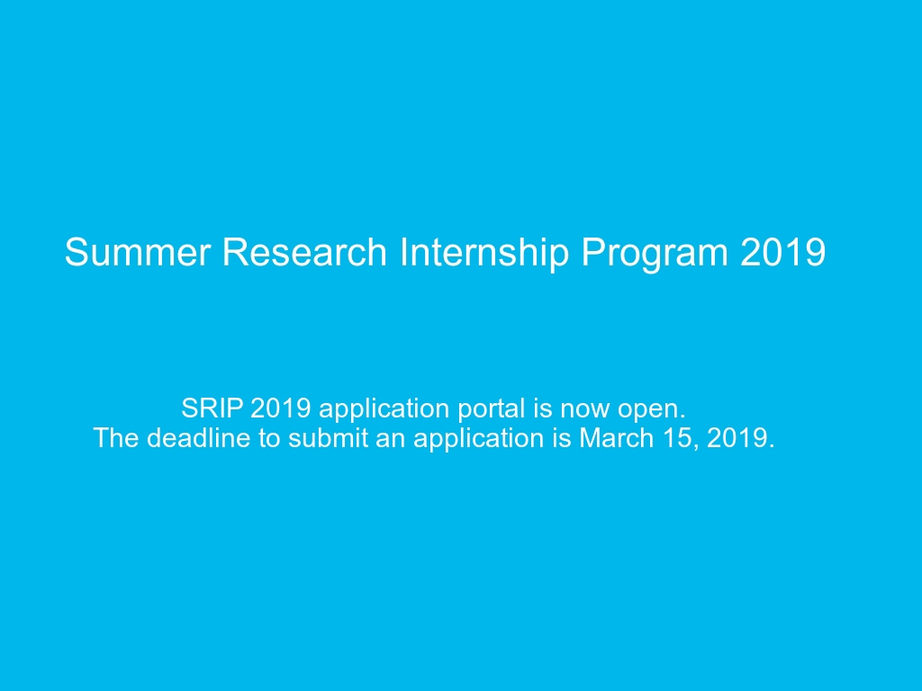 To encourage undergraduate research, CCC announces an eight to ten week long Summer Research Internship Program during the summer vacation period of 2019. The main aim is to provide an opportunity and exposure to the outstanding senior level (2nd /3rd /4th Year) undergraduate student. For more details to apply please visit: https://ccc.iiita.ac.in/?page_id=1285 Form link to apply: https://goo.gl/forms/45J2k4zoNCQj0voF2 Interested students from NITs, IIITs, IITs and other reputed central/state institutions f