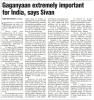 Gaganyaan extremely important for India, says Sivan
