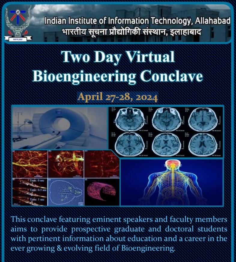 Two Day Virtual Bioengineering Conclave April 27-28, 2024
