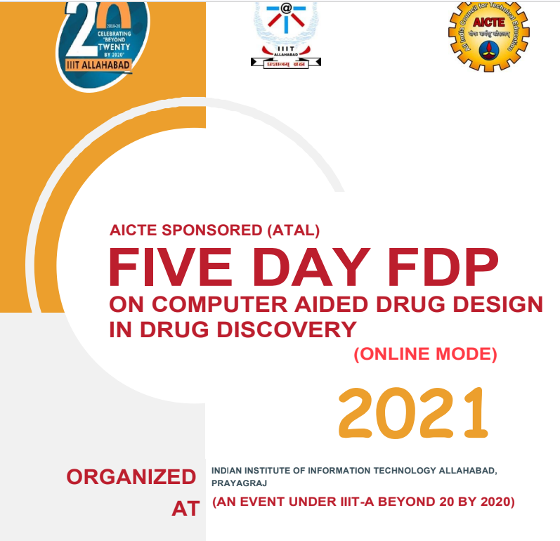 Aicte Sponsored (Atal) Five Day Fdp On Computer Aided Drug Design In Drug Discovery