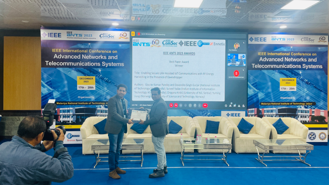 Congratulations Dr. Suneel Yadav