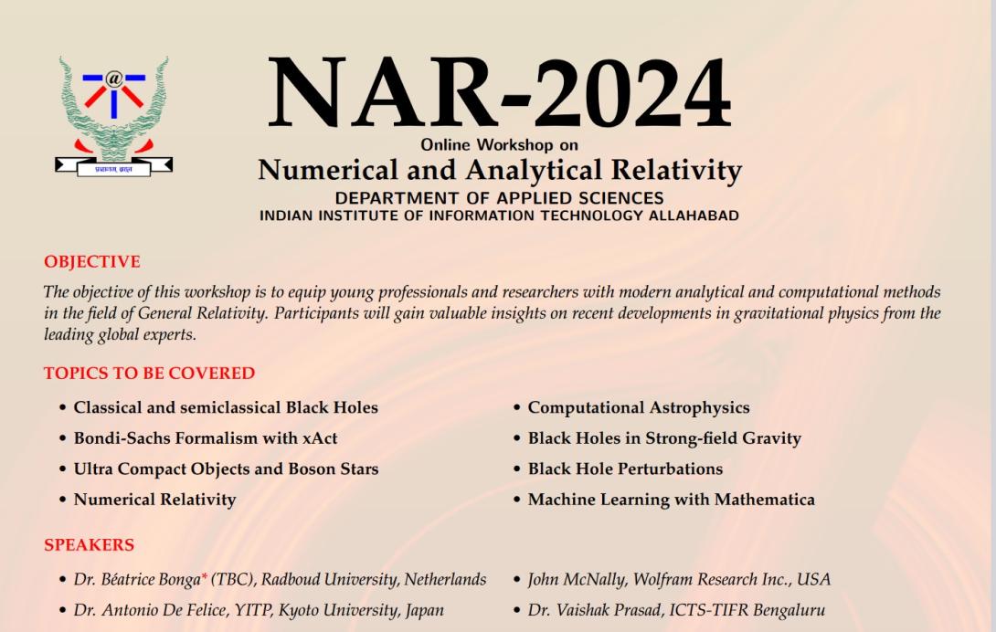 Workshop on Numerical and Analytical Relativity (NAR-2024)