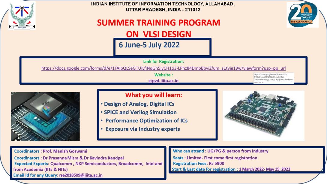 Summer training program on VLSI Design