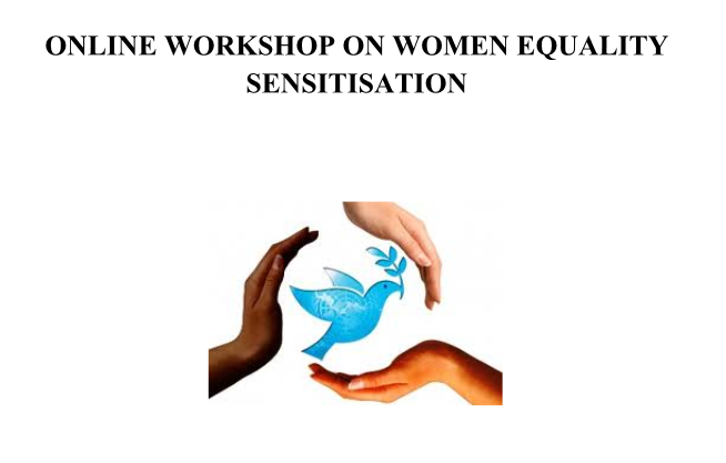 Online Workshop on "Women Equality Sensitisation"