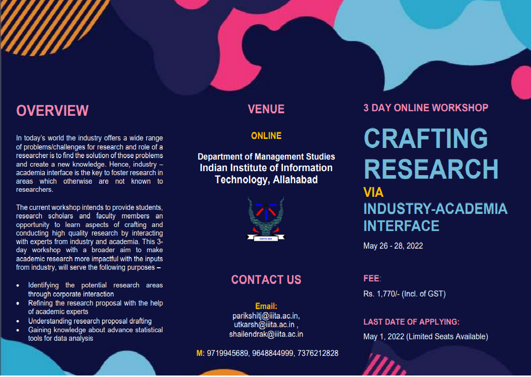 3 Day Online Workshop