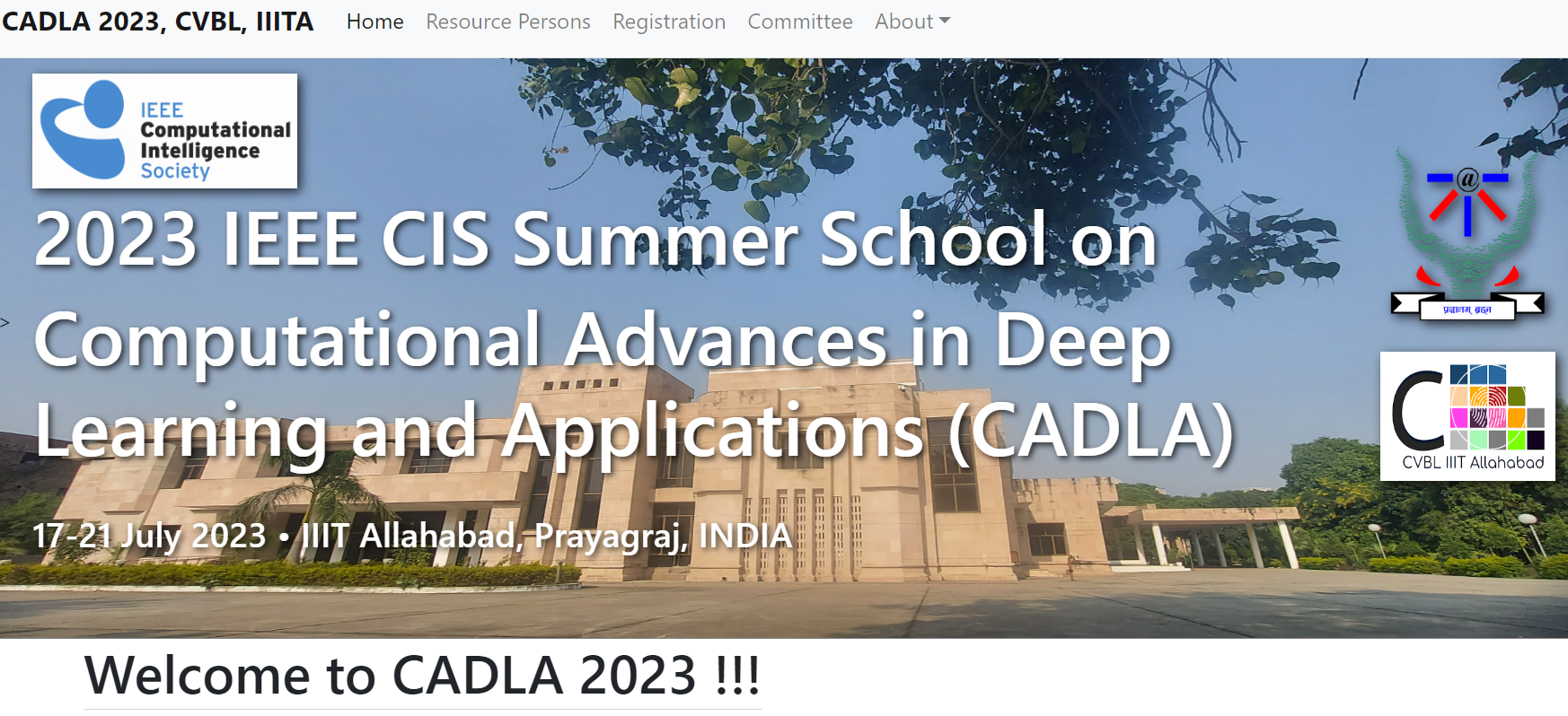 Summer School on Computational Advances in Deep Learning and Applications (CADLA)