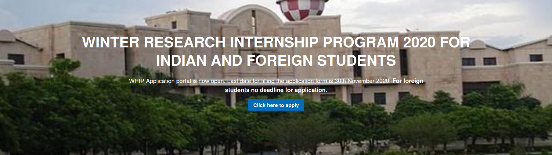 Winter Research Internship 2020 under Center for Cognitive Computing (CCC)