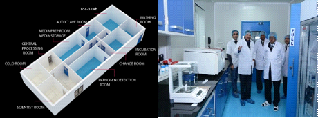 Image of BSL -3 Containment Established at NRC