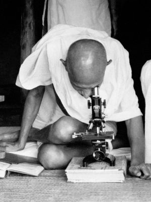 Image of Father of Nation at Dairy Microbiology Division