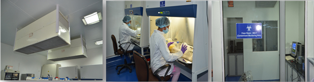 Image of Microbial Biosensor, Food Safety and Quality Assurance Laboratory: Dr. Naresh Kumar and Mr. Raghu, H.V.