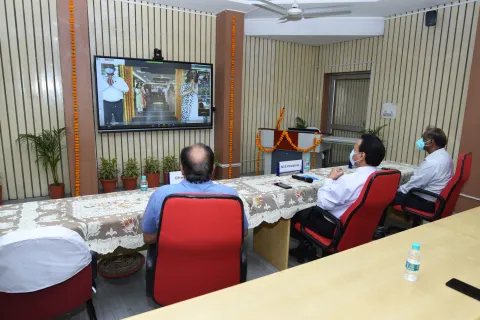 Inauguration Virtual Classroom on 16th April, 2021 Image11
