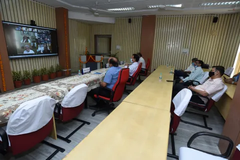 Inauguration Virtual Classroom on 16th April, 2021 Image10