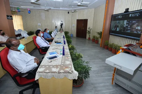 Inauguration Virtual Classroom on 16th April, 2021 Image6