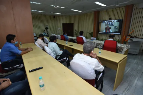 Inauguration Virtual Classroom on 16th April, 2021 Image7