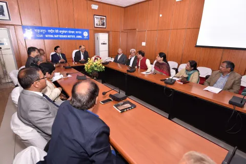 Shri Sanjay Kumar Singh, Additional Secretary (DARE) & Secretary (ICAR) Visit to NDRI Karnal Image2