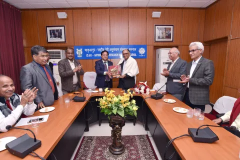 Shri Sanjay Kumar Singh, Additional Secretary (DARE) & Secretary (ICAR) Visit to NDRI Karnal Image3