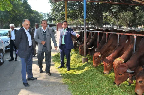 Shri Sanjay Kumar Singh, Additional Secretary (DARE) & Secretary (ICAR) Visit to NDRI Karnal Image4