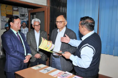 Shri Sanjay Kumar Singh, Additional Secretary (DARE) & Secretary (ICAR) Visit to NDRI Karnal Image8